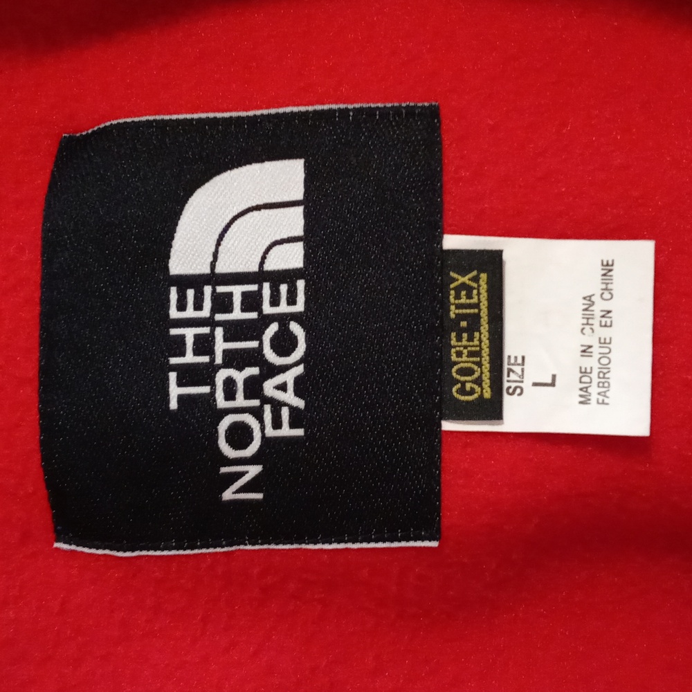 🌬VTG The North Face🌬 - Red/Black Denali Gore-Tex Windstopper Fleece Jacket - Picture 3 of 14